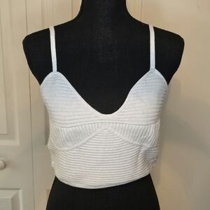 Aerie Heather Gray Lounge Bralette, Sz L